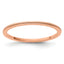 1.2mm 10K Rose Gold Stackable Band - Sophia Jewelers