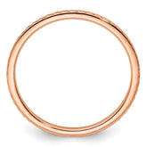 1.2mm 10K Rose Gold Stackable Band - Sophia Jewelers