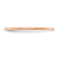 1.2mm 10K Rose Gold Stackable Band - Sophia Jewelers