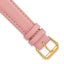 Pink Lizard-Grain Leather Watch Band in Gold-Tone Buckle, 20mm - Sophia Jewelers
