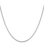 1.1mm 14K White Gold Sparkle Octagonal Box Chain - Sophia Jewelers