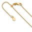 1.2mm 14K Yellow Gold Curb Chain - Sophia Jewelers