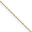 0.4mm 14K Yellow Gold Cable Rope Chain - Sophia Jewelers