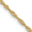 1.3mm 10K Yellow Gold Singapore Chain - Sophia Jewelers