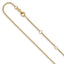 Cable Chain Necklace in 10K Yellow Gold, 1.4mm Adjustable, 16 Inch - Sophia Jewelers