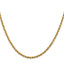 2.5mm 10K Yellow Gold Solid Rope Chain - Sophia Jewelers