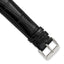 Chrono Black Alligator-Grain Watch Band in Leather - Sophia Jewelers