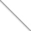 1.0mm 10K White Gold Diamond-Cut Cable Chain - Sophia Jewelers