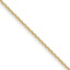 1.05mm 10K Yellow Gold Diamond-Cut Cable Chain - Sophia Jewelers