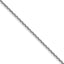 0.95mm 10K White Gold Diamond-Cut Cable Chain - Sophia Jewelers