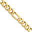 7.0mm 10K Yellow Gold Figaro Chain - Sophia Jewelers