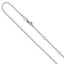 0.85mm 10K White Gold Box Chain - Sophia Jewelers
