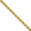2.75mm 10K Yellow Gold Solid Rope Chain - Sophia Jewelers