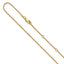 1.2mm 10K Yellow Gold Spiga Wheat Chain - Sophia Jewelers