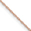 0.6mm 14K Rose Gold Cable Rope Chain - Sophia Jewelers