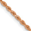 1.5mm 14K Rose Gold Diamond-Cut Rope Chain - Sophia Jewelers
