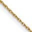 0.8mm 14K Yellow Gold Loose Rope Chain - Sophia Jewelers