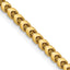 2.4mm 14K Yellow Gold Franco Chain - Sophia Jewelers