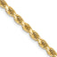 3.25mm 14K Yellow Gold Diamond-Cut Rope Chain - Sophia Jewelers