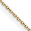 14K Yellow Gold Diamond-Cut Cable Chain Necklace 0.85mm