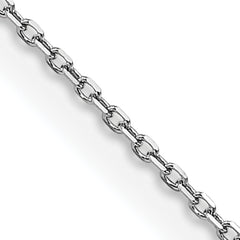 14K White Gold .85mm D/C Cable Chain