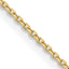 1.05mm 14K Yellow Gold Diamond-Cut Cable Chain - Sophia Jewelers