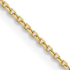 14K 1.05mm D/C Cable Chain