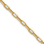 3.7mm 14K Yellow Gold Beveled D/C Paperclip Chain - Sophia Jewelers
