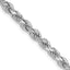 3.5mm 14K White Gold Diamond-Cut Rope Chain - Sophia Jewelers