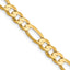 5.5mm 14K Yellow Gold Concave Figaro Chain - Sophia Jewelers