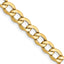5.25mm 14K Yellow Gold Curb Chain - Sophia Jewelers
