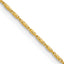 1.0mm 14K Yellow Gold Polished And Diamond-Cut Fancy Link Chain - Sophia Jewelers