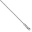 1.25mm 14K White Gold Round Cable Chain - Sophia Jewelers