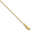 1.4mm 14K Yellow Gold D/C Long Link Cable Chain - Sophia Jewelers