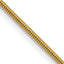 14K Yellow Gold Solid Snake Chain Necklace 1mm