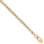 10K 2.4mm Flat Anchor Chain Anklet