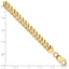6.1mm 10K Yellow Gold Flat Beveled Curb Chain - Sophia Jewelers