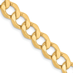 10k 7mm Semi-Solid Curb Chain