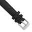 Stingray-Grain Leather Watch Band with Silver-Tone Buckle - Sophia Jewelers