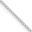 0.5mm 14K White Gold Gold Chain Chain - Sophia Jewelers