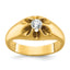 Men's Diamond Ring in 14K Yellow Gold, 9.5mm (1/4 ct. tw.), Size 10 - Sophia Jewelers