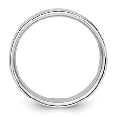 14k White Gold 1/5 carat Lab Grown Diamond VS/SI+ G+ Complete Cross Men's Ring