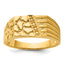 14k Mens Diamond Nugget Ring Mounting, Mounting Only - Sophia Jewelers