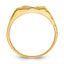 Men's Lab-Grown Diamond Nugget Ring in 14K Yellow Gold (.02 ct. tw.), Size 10 - Sophia Jewelers