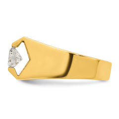 14k 1 carat Lab Grown Diamond VS/SI+ G+ Complete Men's Ring