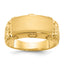 14k 15x7mm Men's Signet Ring