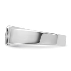 14k White Gold 1 carat Lab Grown Diamond VS/SI+ G+ Complete Men's Ring