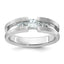 14k White Gold Mens Diamond Ring Mounting, Mounting Only - Sophia Jewelers