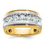 Men's Lab-Grown Diamond Ring in 14K White Gold (1 1/2 ct. tw.), Size 10 - Sophia Jewelers