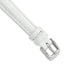 Crocodile-Grain White Watch Band in Leather - Sophia Jewelers